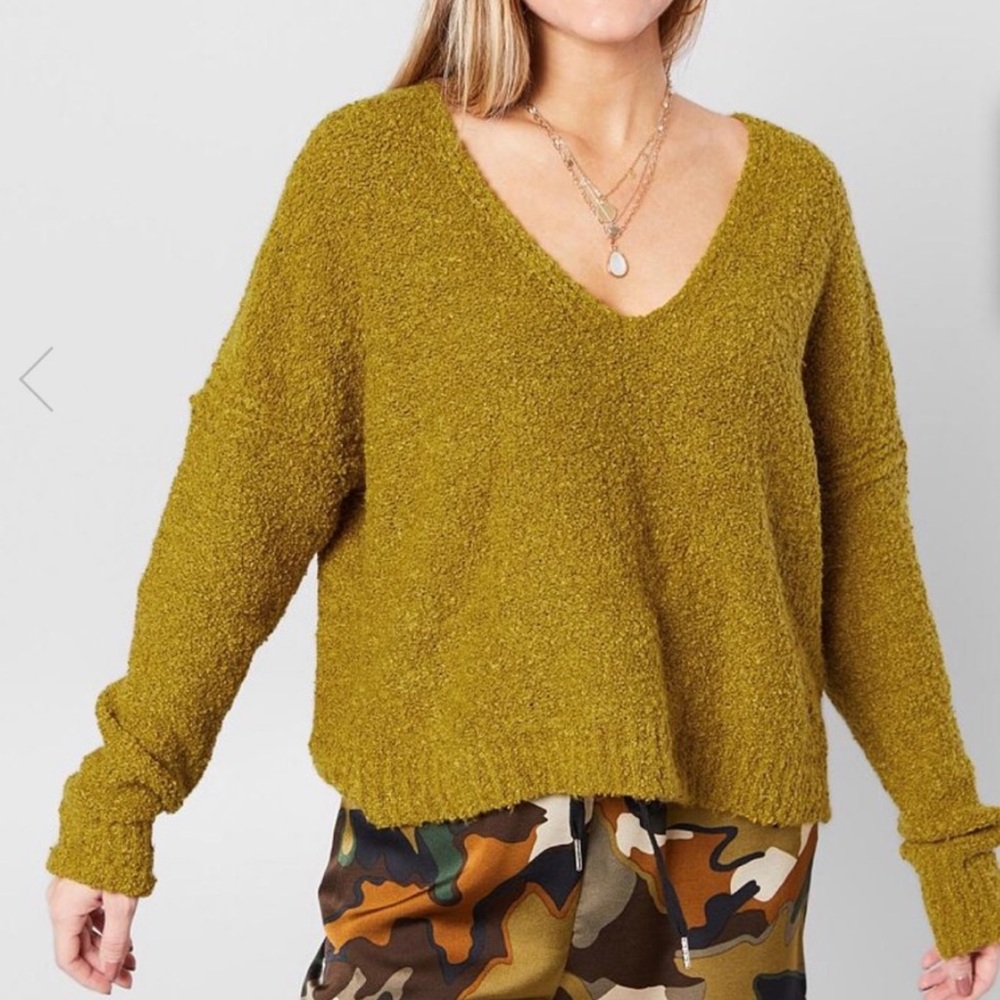 Free People Finders Keepers Popcorn Sweater